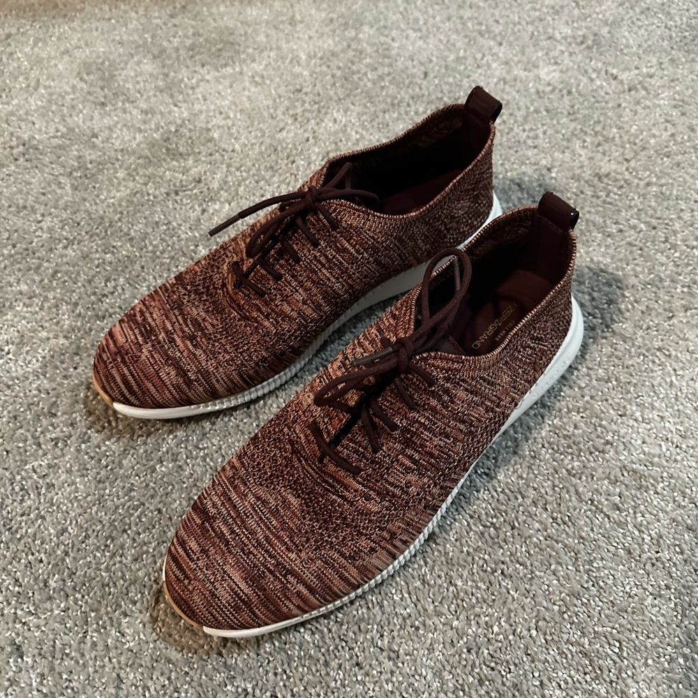Cole Haan Women's Brown Knit Flats